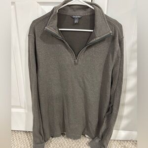 Van Heusen Men's Charcoal Zip-Up Sweater